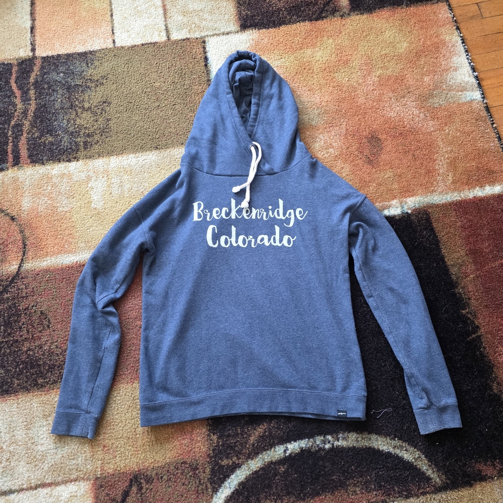 Breckenridge Colorado Blue Hoodie Sweater